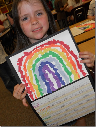 Mrs. Bumgardner's 1st Grade Class: Rainbow Day